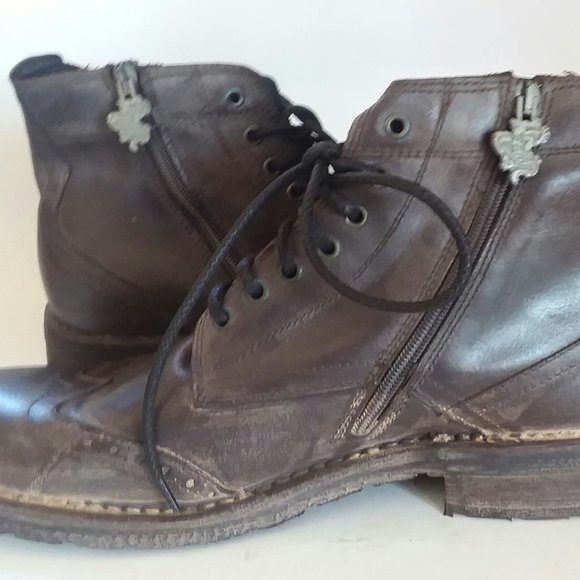 #8 NEW MARK NASON Dark Brown Hideaway boots main image 5